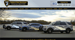 Desktop Screenshot of lakehurstpolice.org