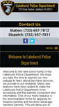 Mobile Screenshot of lakehurstpolice.org