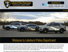 Tablet Screenshot of lakehurstpolice.org